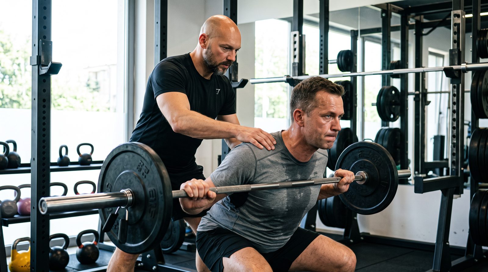 Rafał Matusiak prowadzi trening 1:1 w prywatnym studio